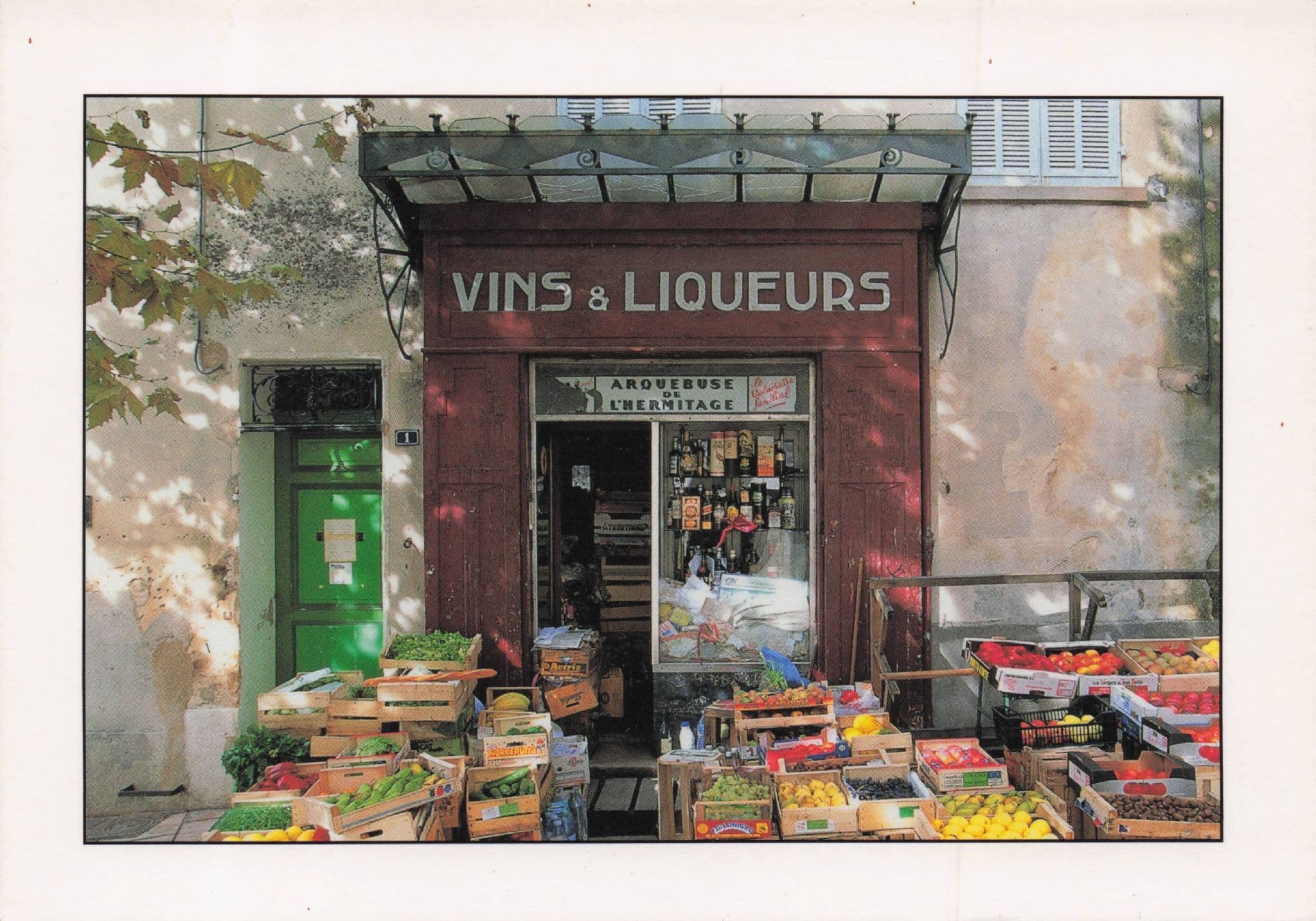 Pays Meditteranean L'Epicerie French Poverty Shop Postcard