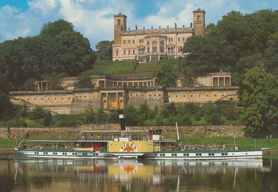 PD Pirna Paddle Steamer Baujahr Dresden 1898 German Ship Postcard