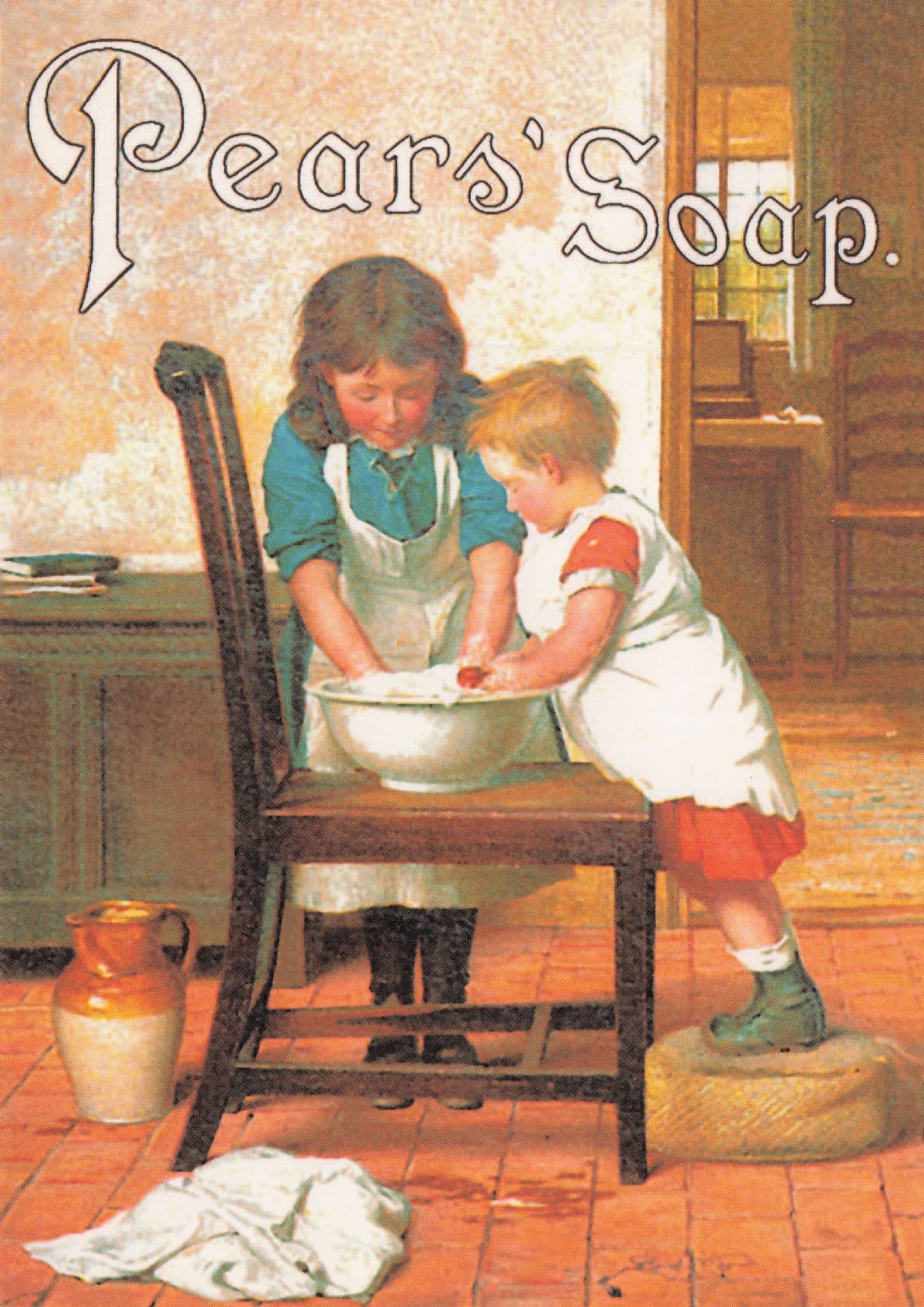 Pears Soap 1895 Victorian Magazine Advertising Postcard
