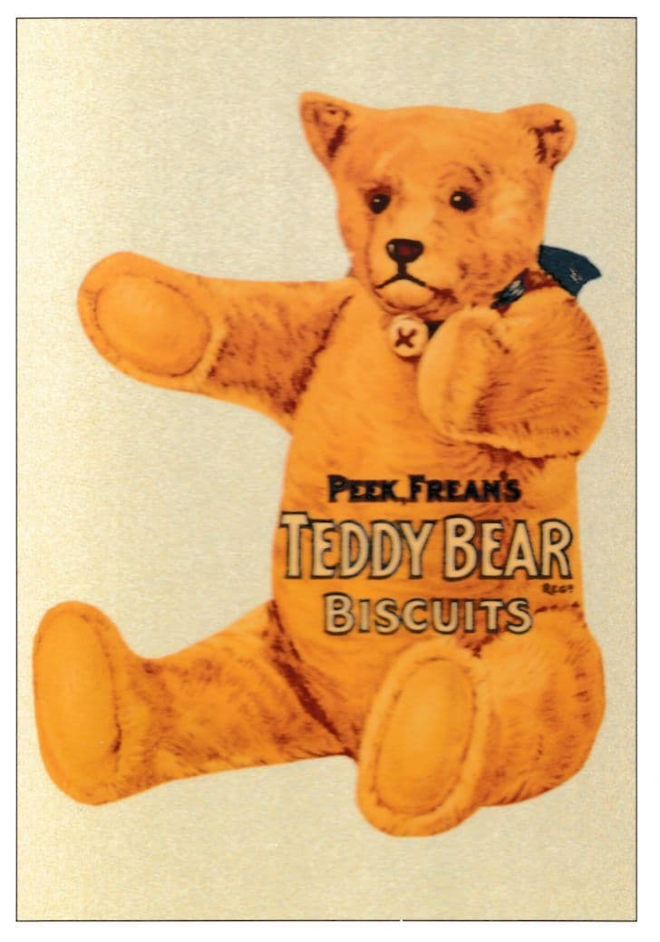 Peek Frean's Teddy Bear Biscuits Vintage Poster Advertising Postcard