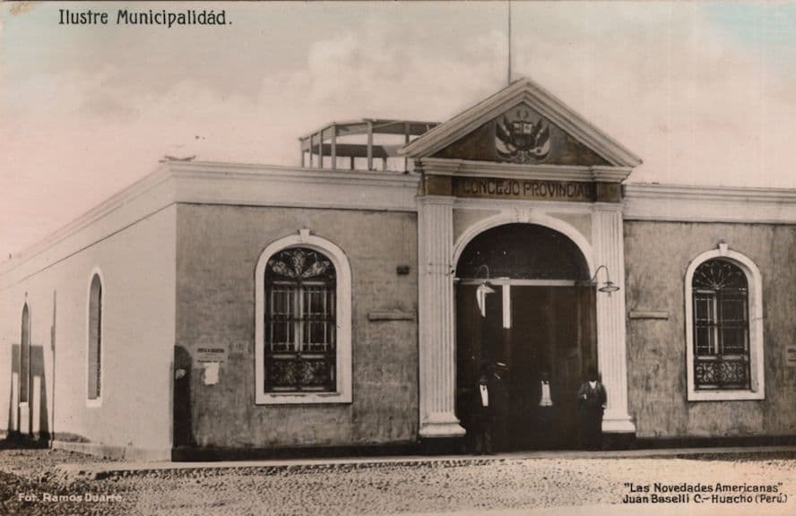 People On Steps at Municipalidad de Buenos Aires Argentina RPC Postcard