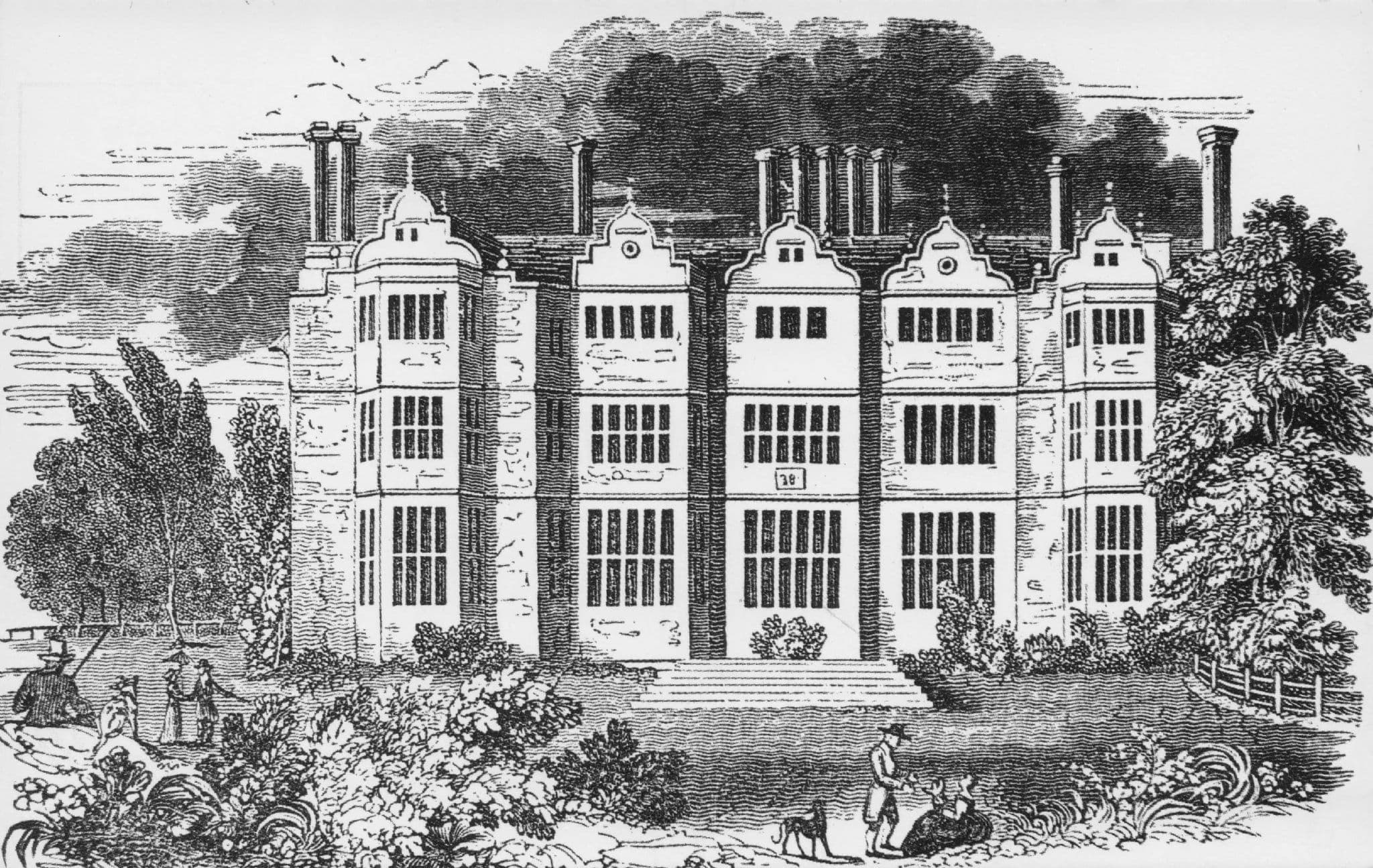 Percy Bysshe Shelley Hills Place Walk Sussex Victorian Art Postcard