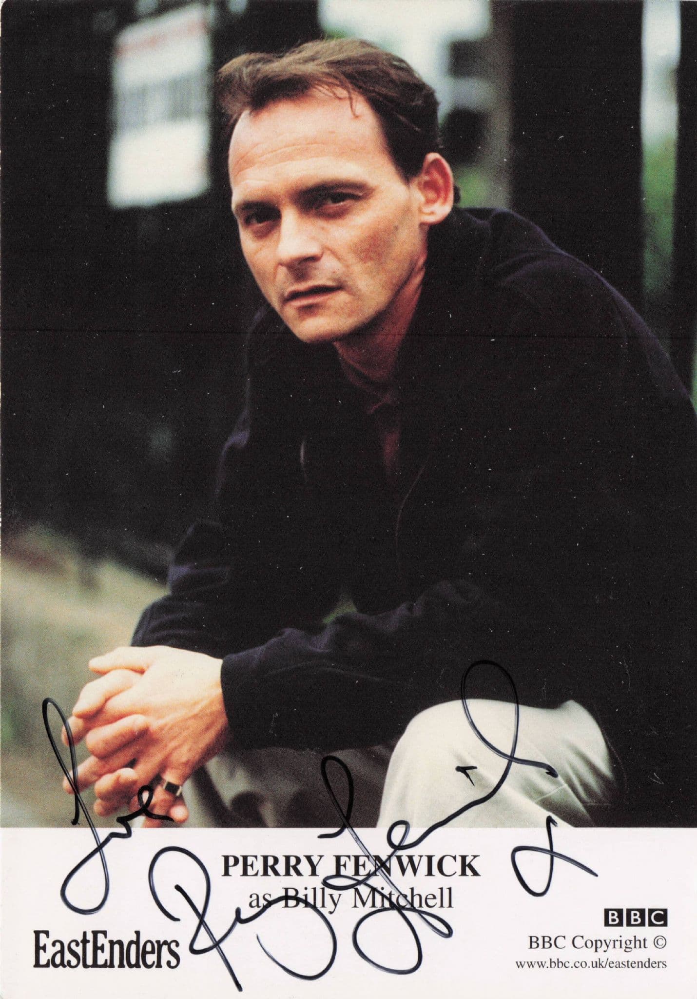 Perry Fenwick as Billy Mitchell Eastenders Hand Signed Cast Photo