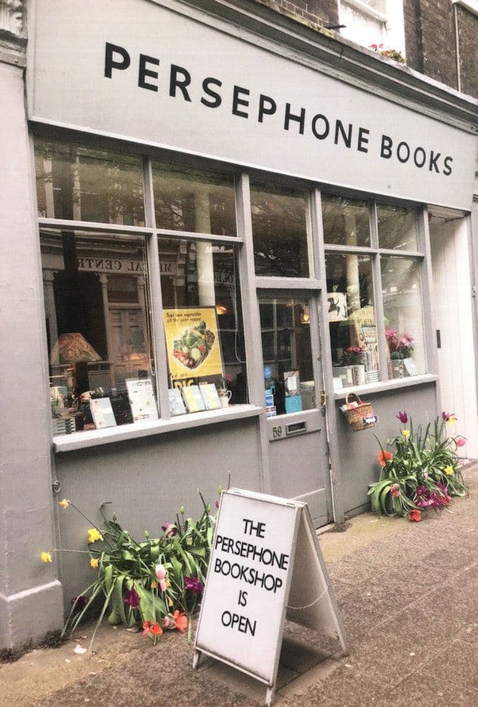 Persephone Books London Womens Author Book Shop Store Postcard