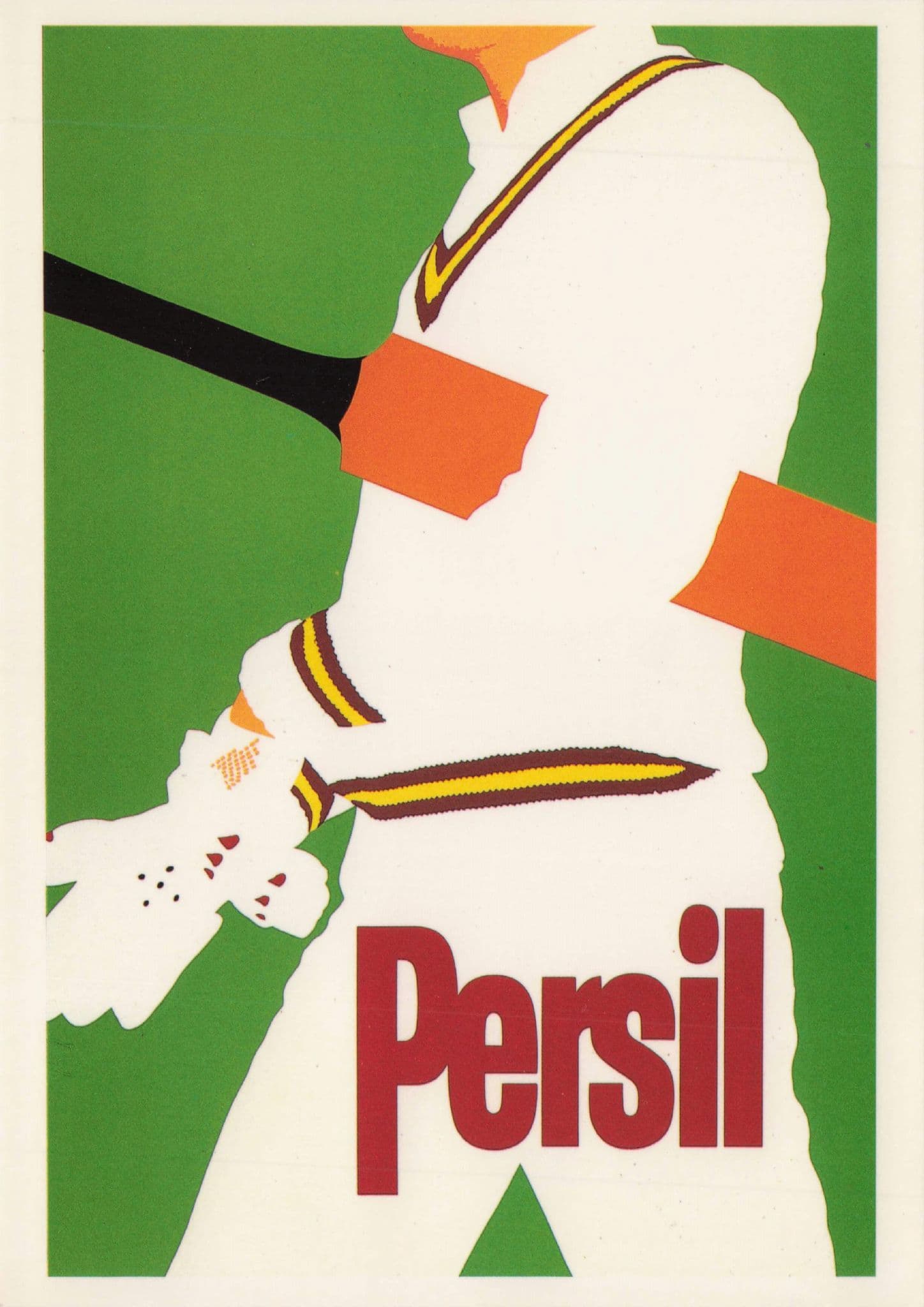 Persil Washing Powder Cricket Advertising Postcard