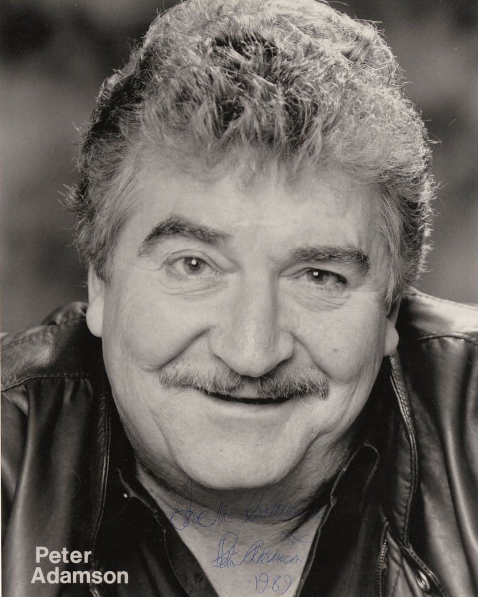 Peter Adamson Len Fairclough Coronation Street 10x8 Hand Signed Photo