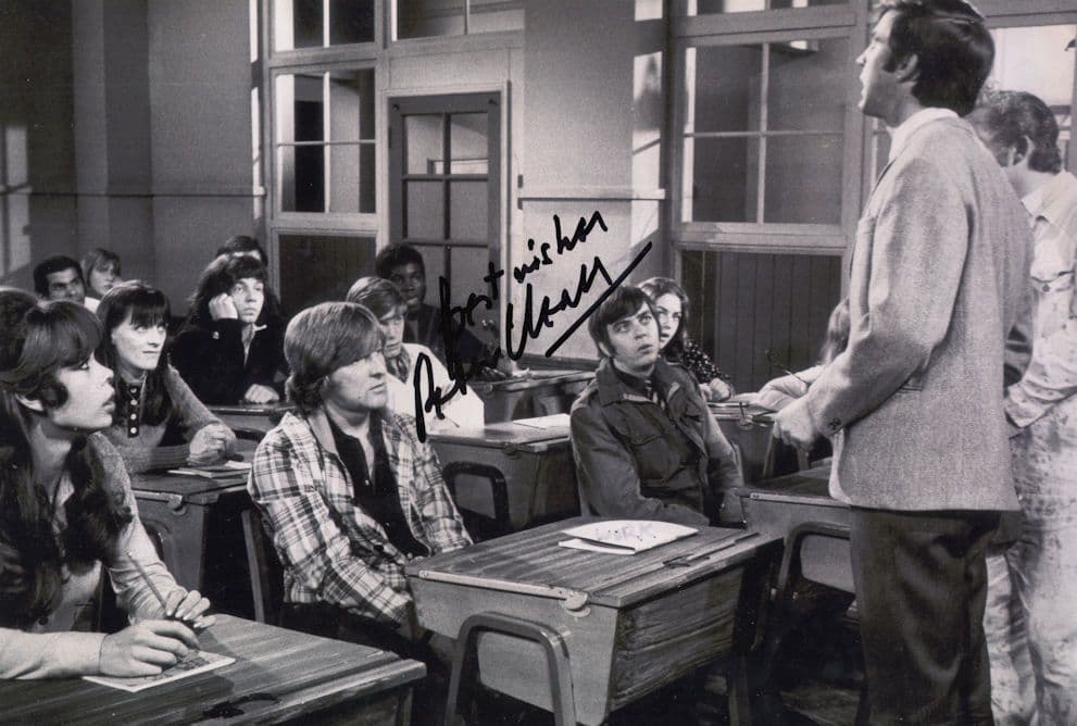 Peter Cleall Of Please Sir Confessions Adventures 10x8 Hand Signed Photo