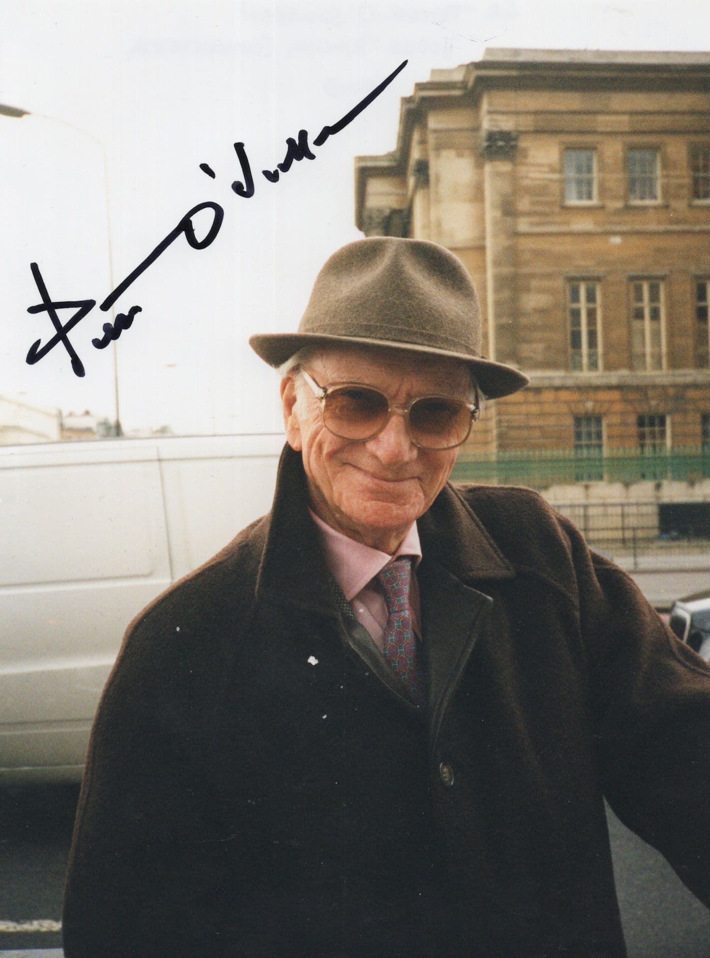 Peter O'Sullevan Horse Racing Commentator Large Hand Signed Photo