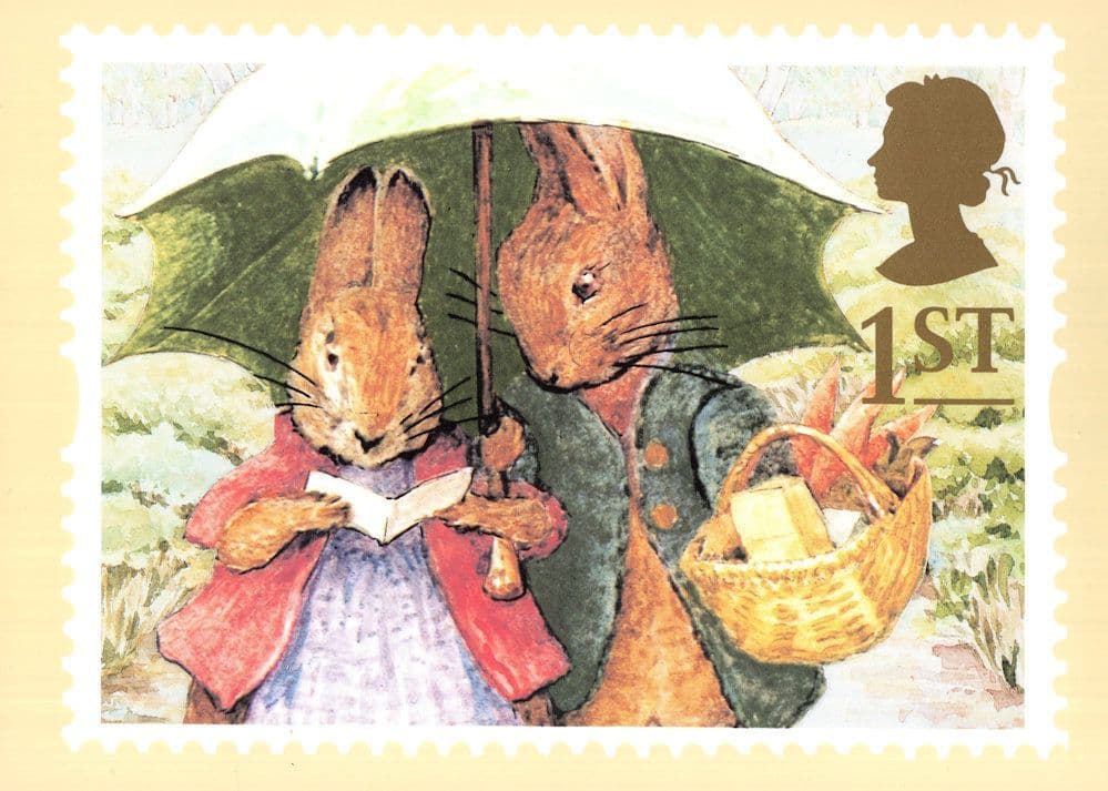 Peter Rabbit from Beatrix Potter Book Limited Edition PHQ Postcard