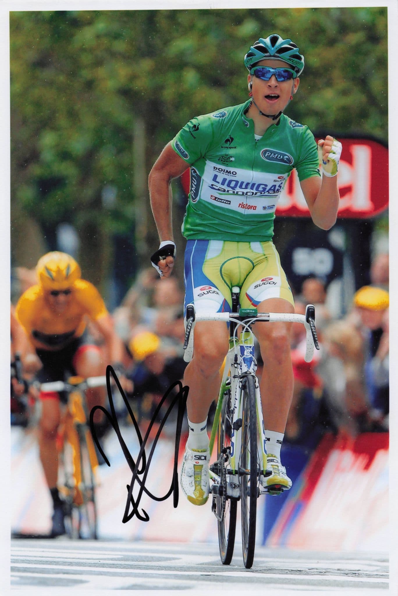 Peter Sagan Slovakia Cycling Cyclist 2012 Tour De France 12x8 Hand Signed Photo