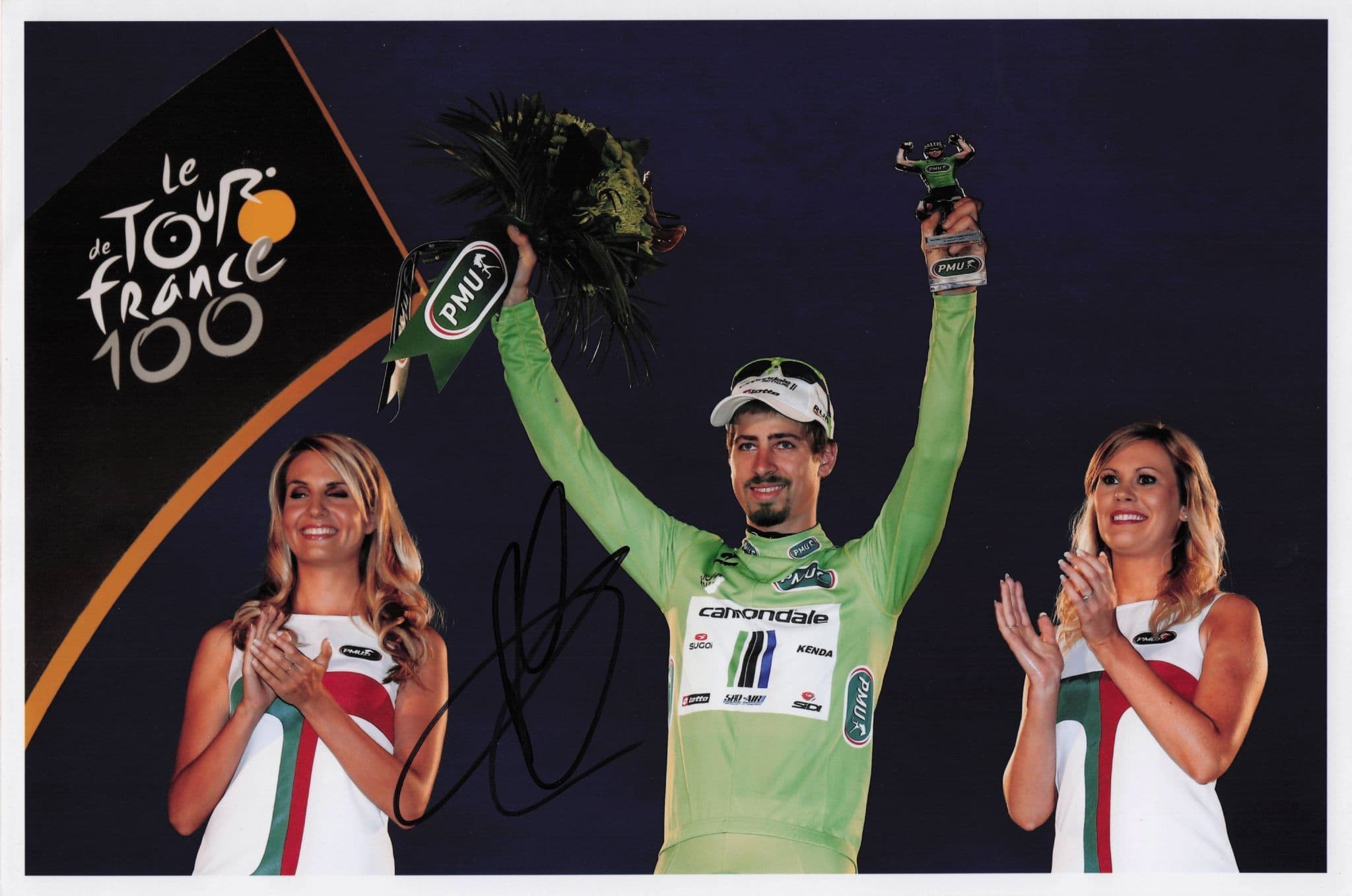 Peter Sagan Slovakia Cycling Cyclist 2013 Tour De France 12x8 Hand Signed Photo