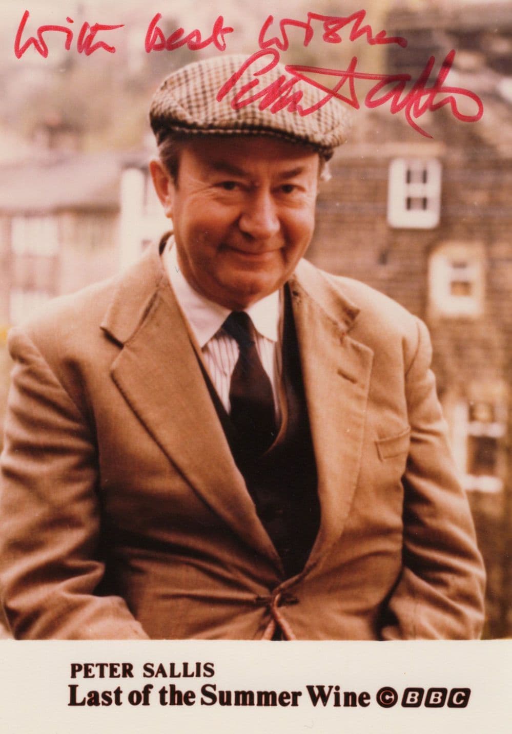 Peter Sallis Last Of The Summer Wine Hand Signed Photo