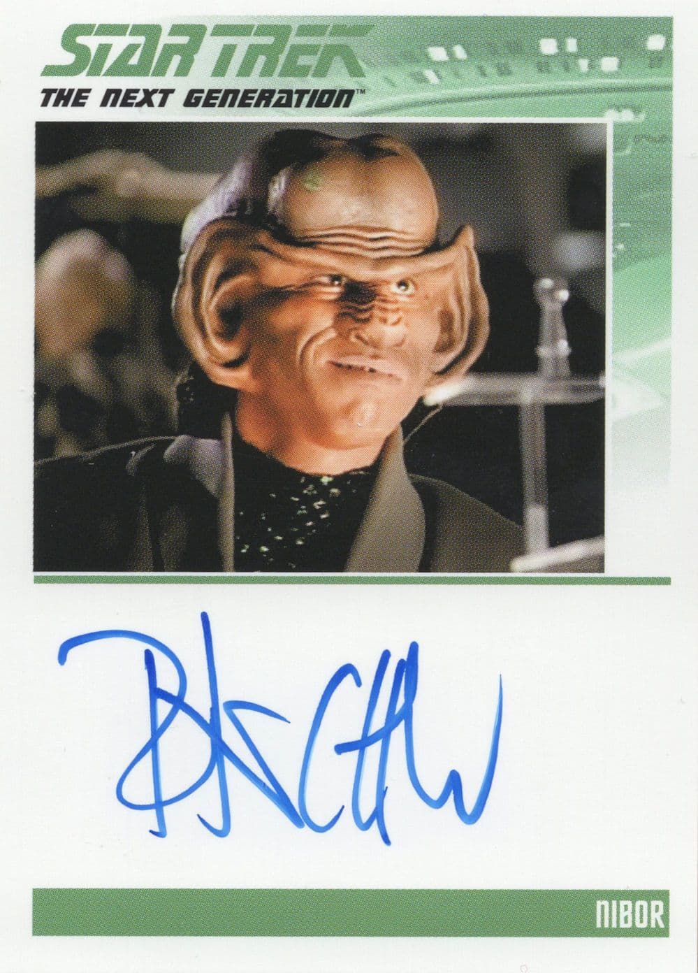 Peter Slutsker as Nibor Star Trek Hand Signed Autograph Photo Card