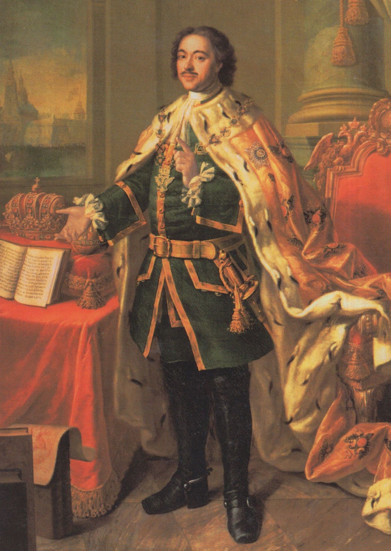 Peter The Great Rare Russian Polish Rare Postcard Style Trade Card
