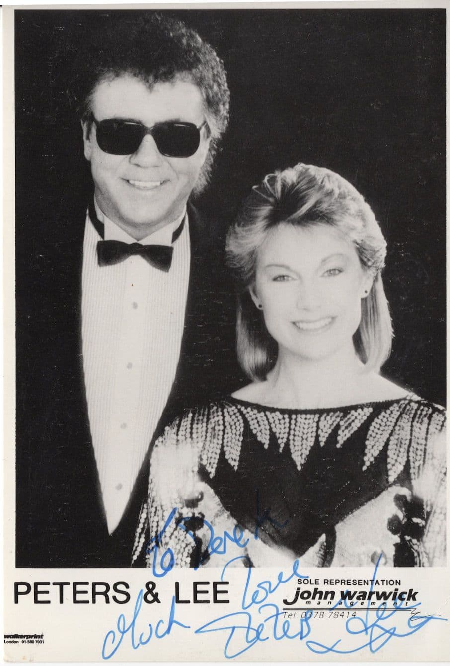 Peters & Lee Opportunity Knocks Early Hand Signed Photo Card