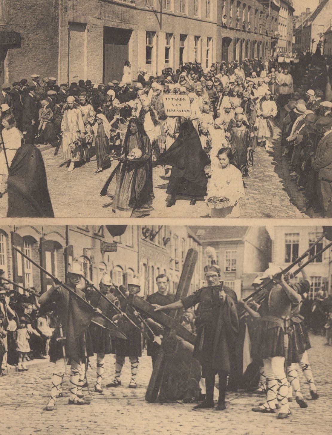 Petinence De Furnes Le Roi David French Procession 2x Postcard s