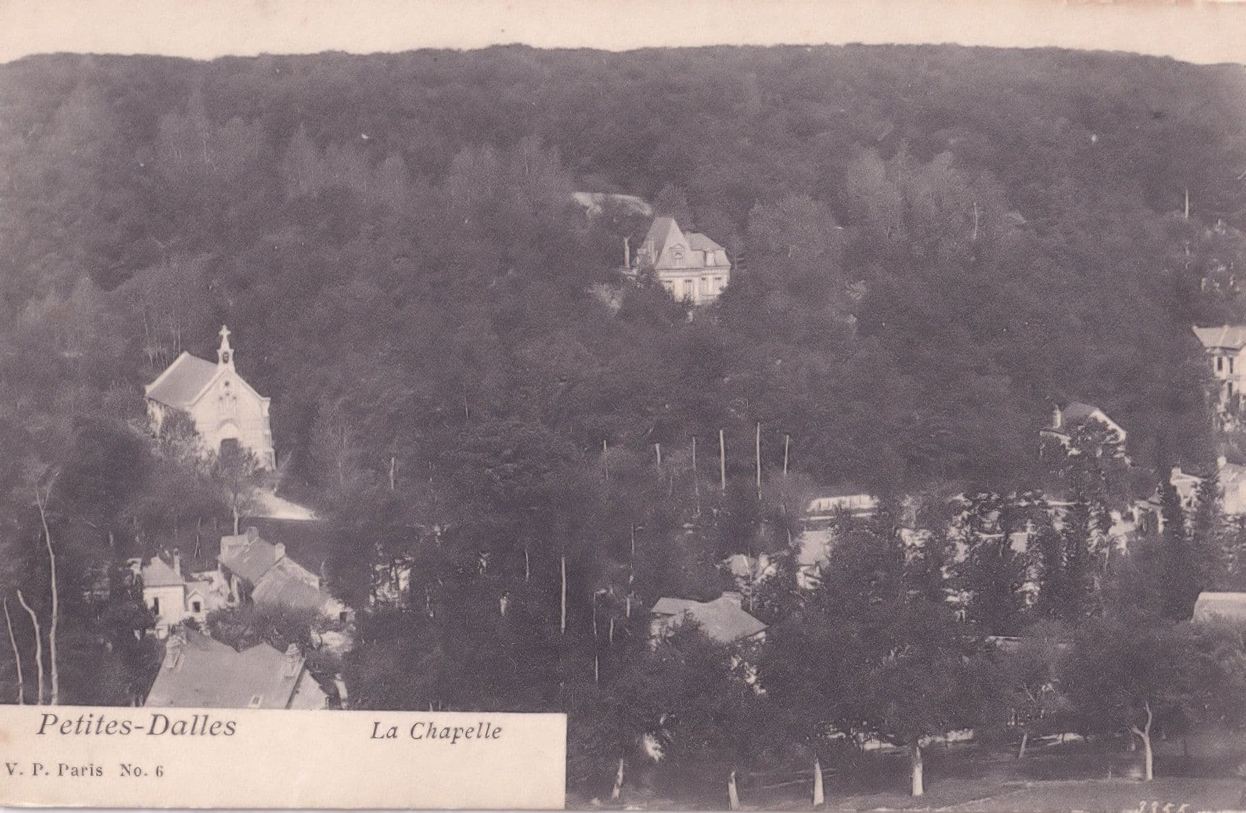 Petites Dalles La Chapelle Old French Postcard
