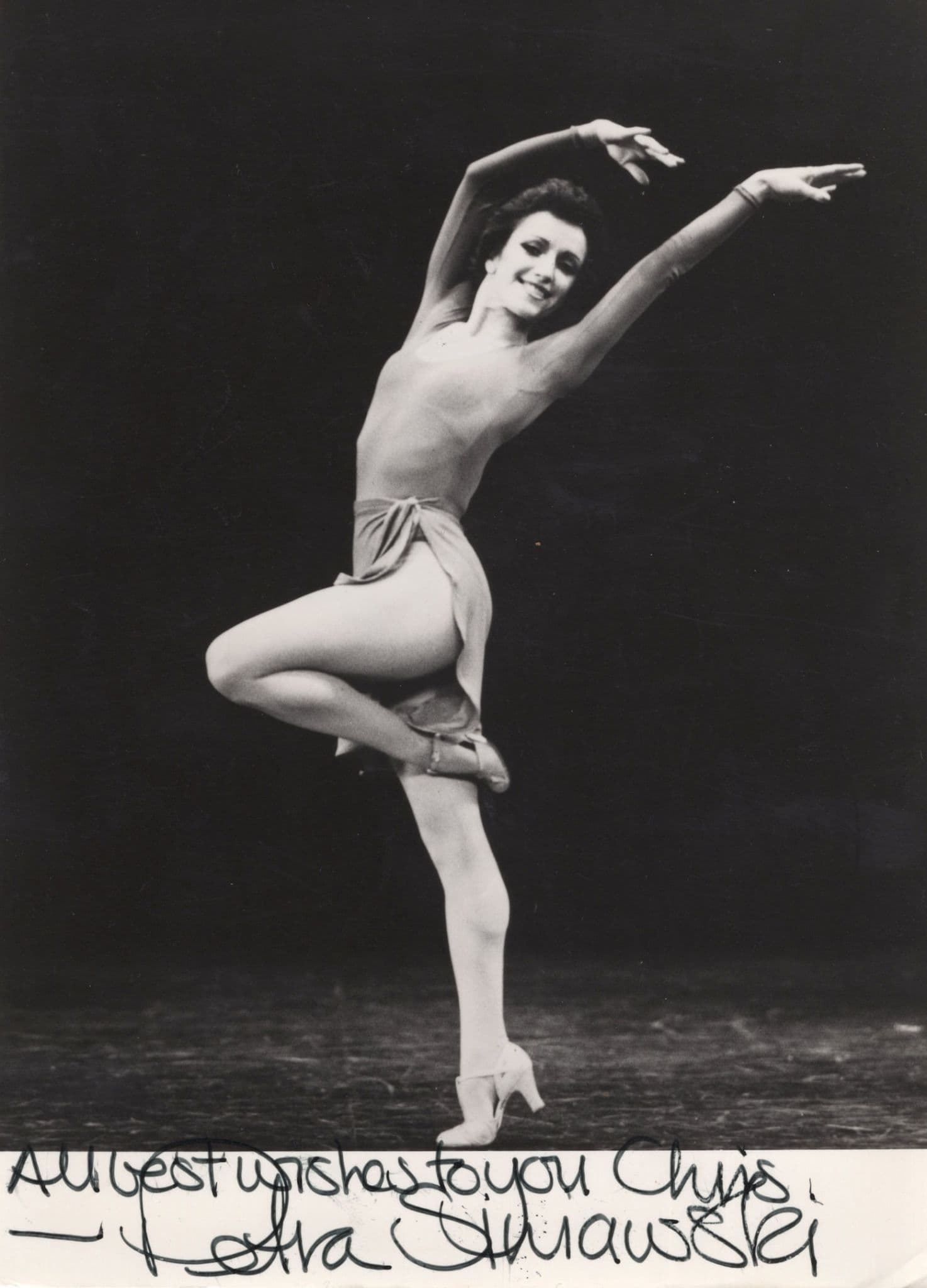 Petra Siniawski Ballerina On The Buses Hand Signed Photo