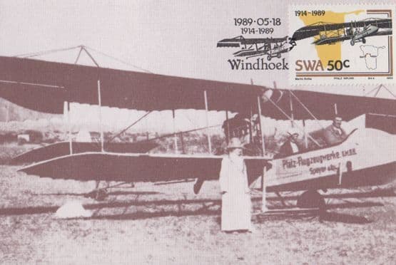 Pfalz Antique Plane Aeronautica 75th Anniversary Dutch First Day Cover Postcard