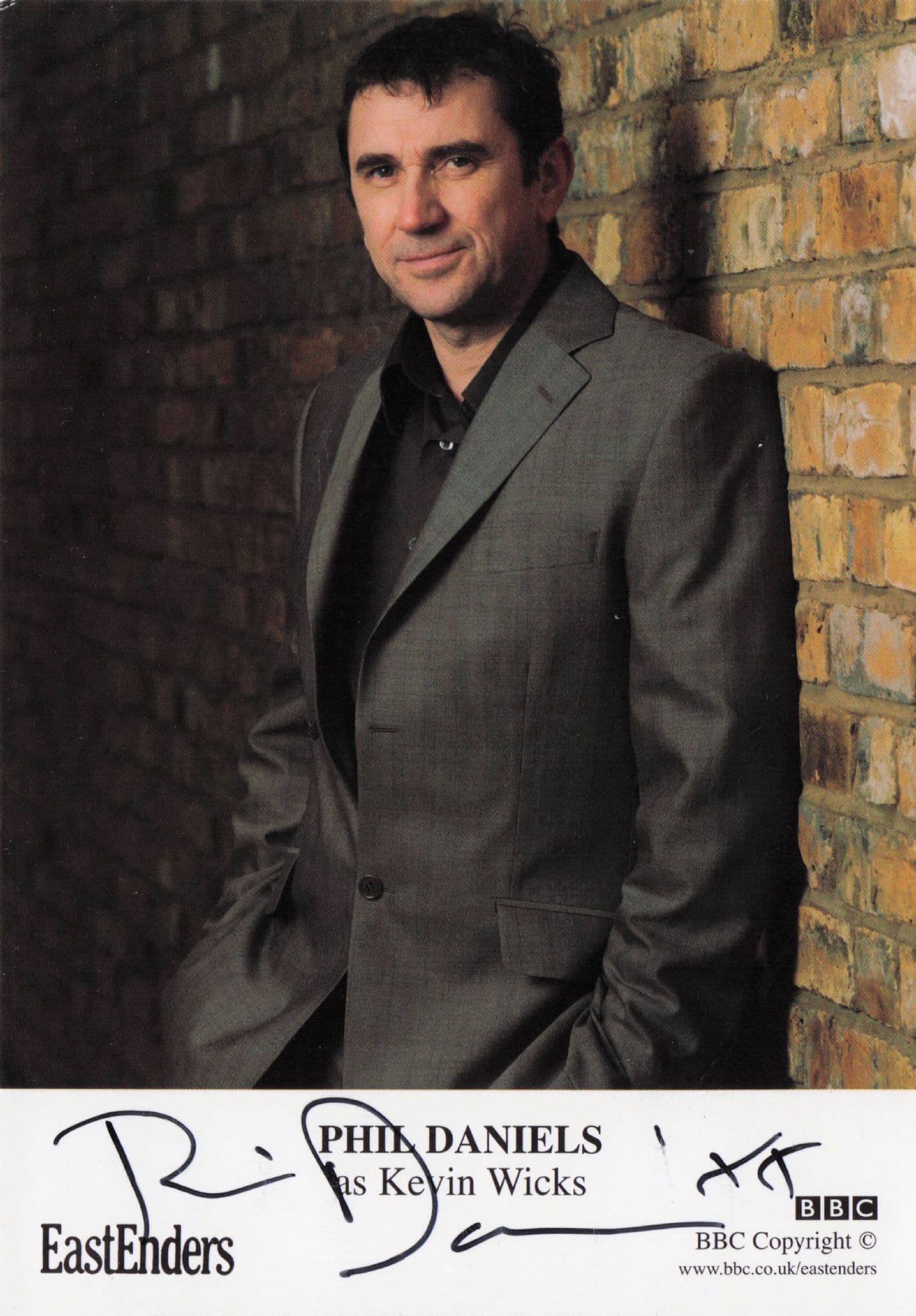 Phil Daniels as Kevin Wicks Eastenders Hand Signed Cast Photo