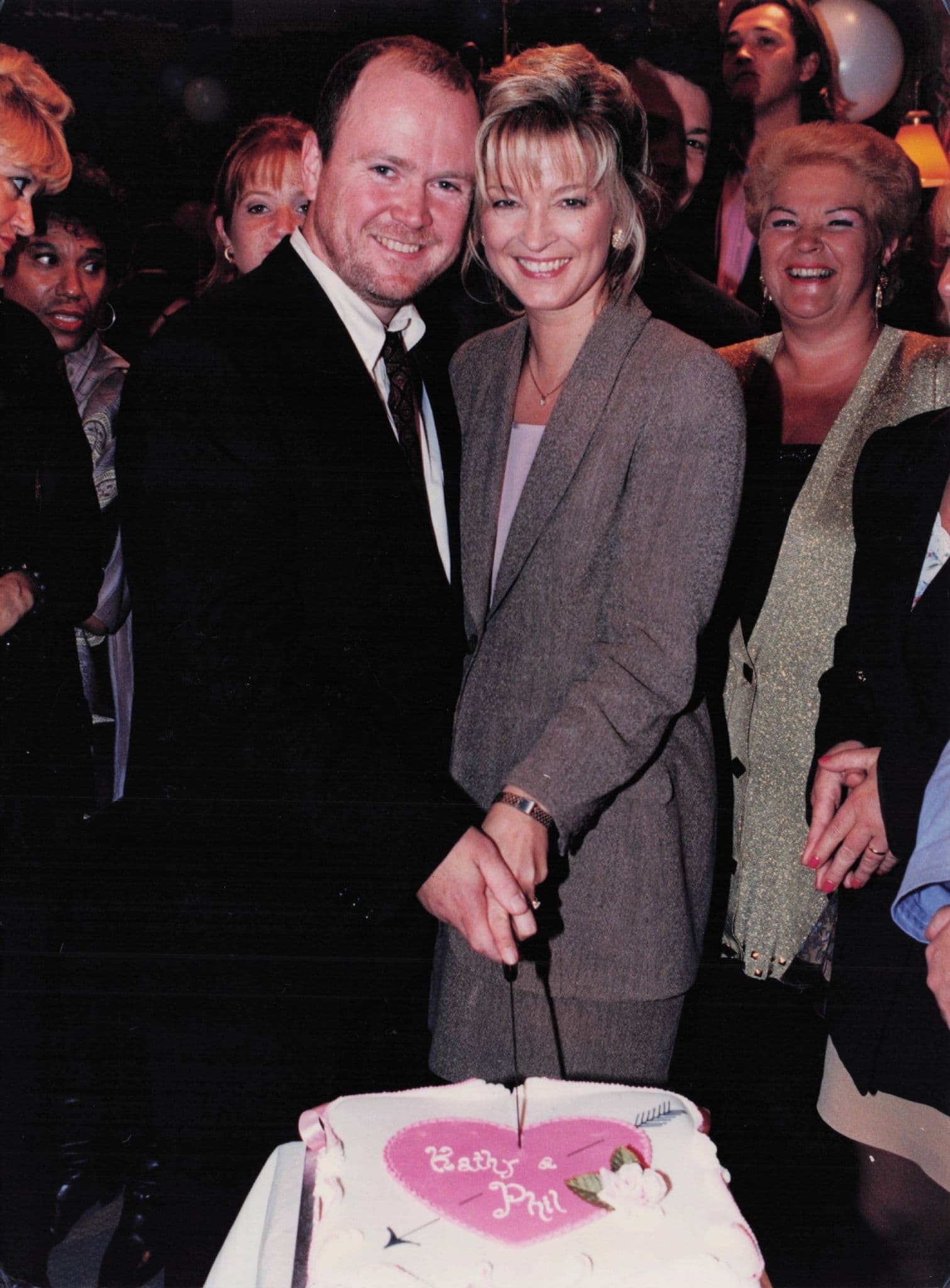 Phil Mitchell & Kathy Wedding Engagement Eastenders 1994 Press Photo