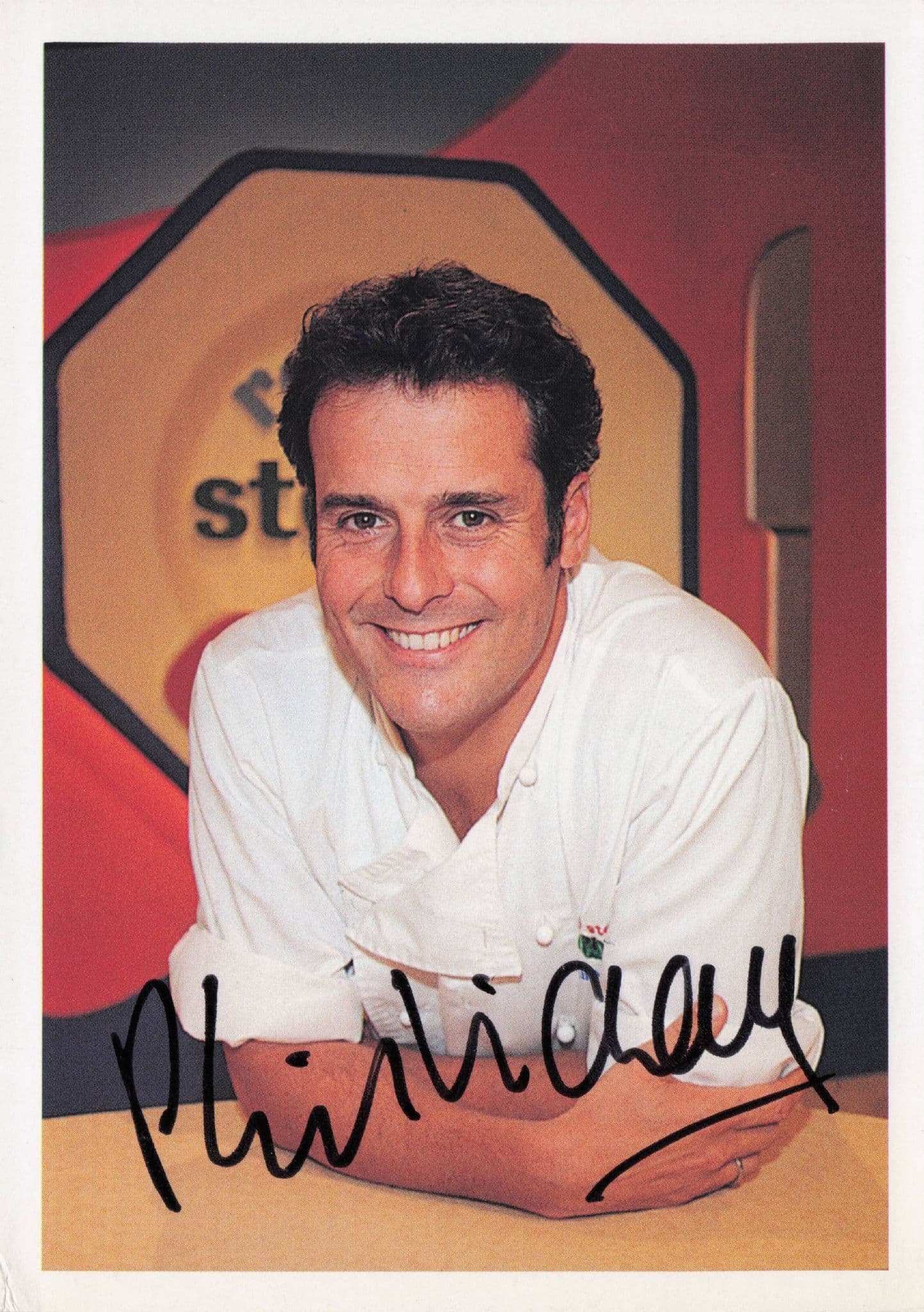 Phil Vickery Ready Steady Cook Celebrity TV Chef Hand Signed Photo