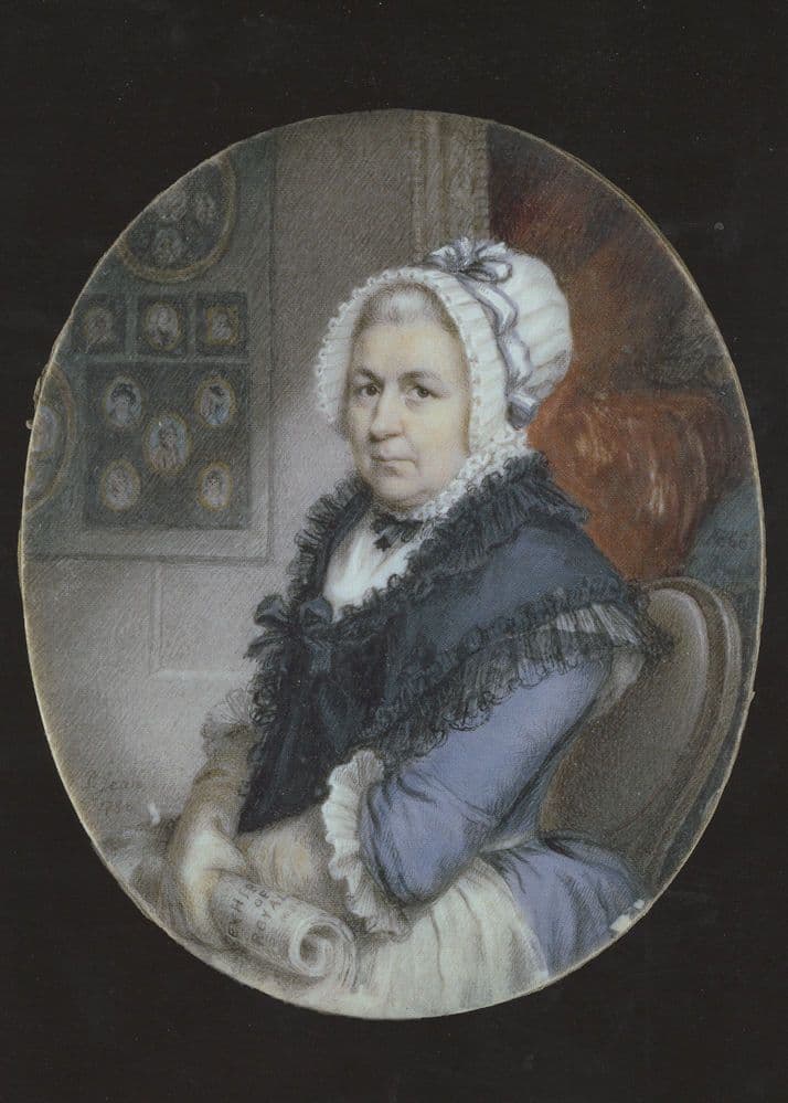 Philip Jean Portrait Of Elizabeth Malin RA Housekeeper Painting Postcard