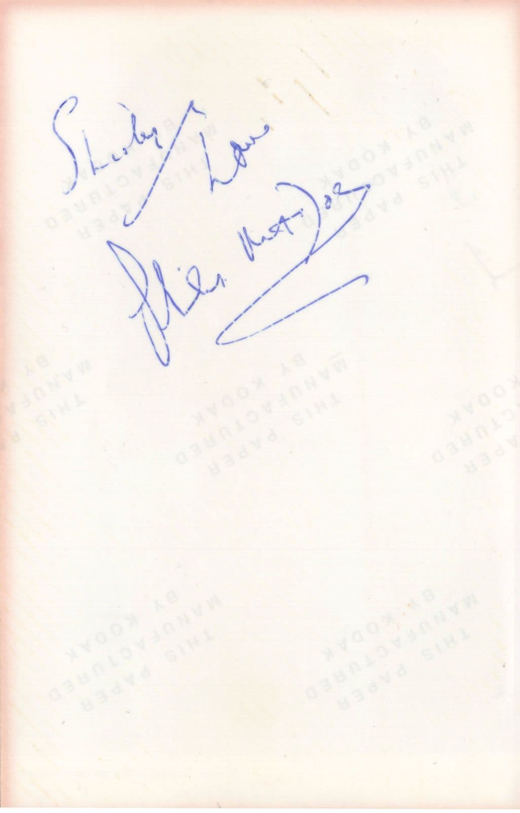Philip Madoc Dads Army Dr Who The Avengers Hand Signed Photo