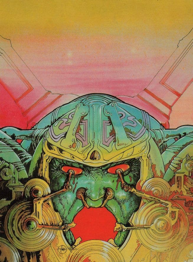 Philippe Druillet Humanoides Associes 1979 Graphic Art Postcard
