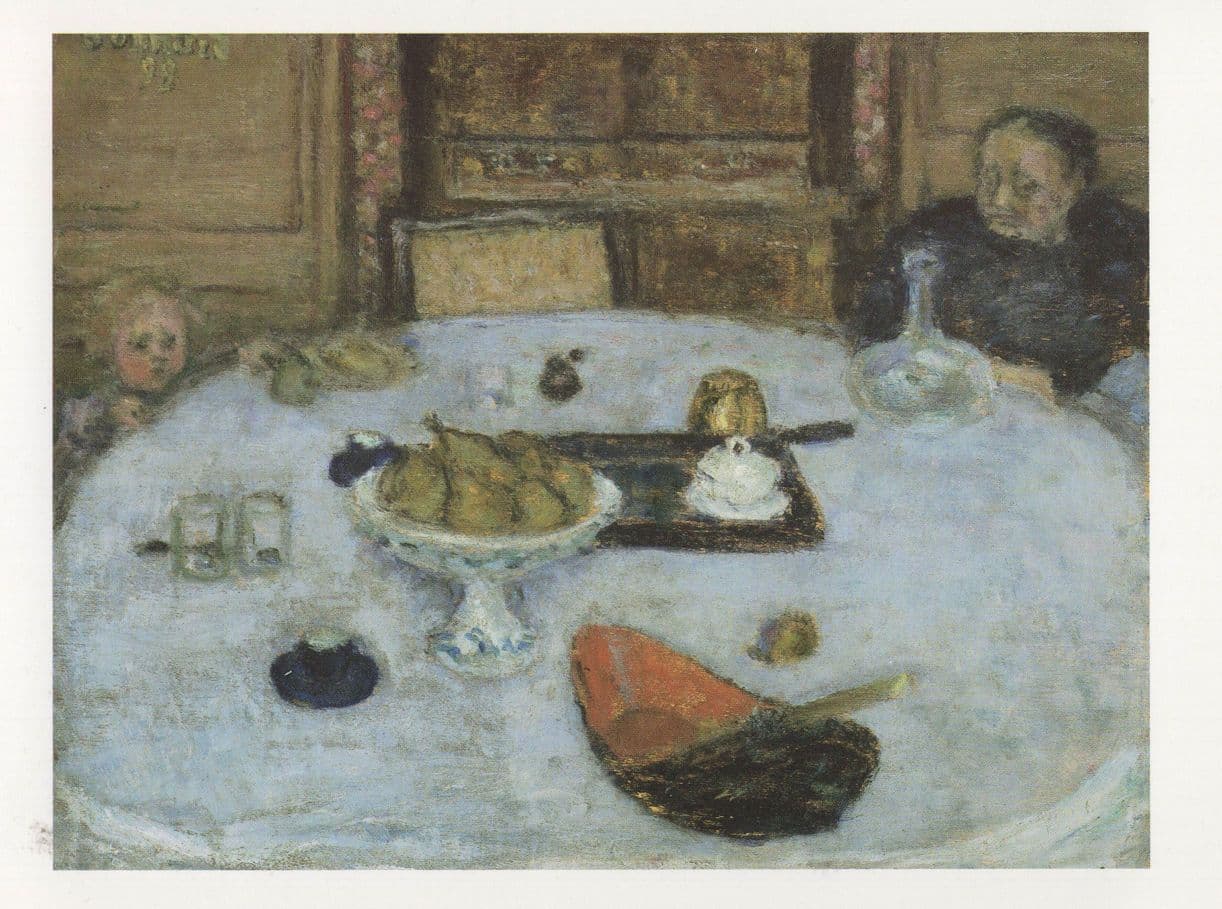 Pierre Bonnard The Meal Tate Gallery Painting Postcard