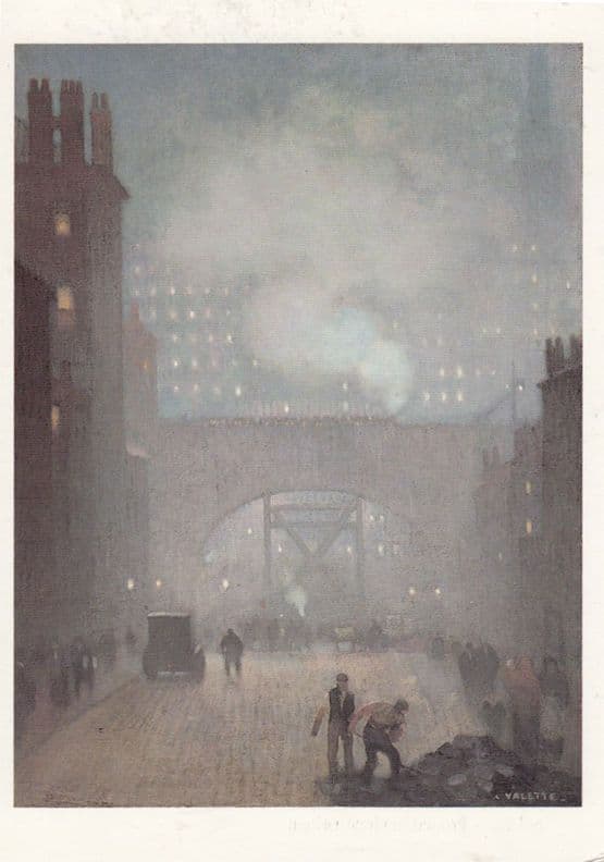 Pierre Valette York & Charles Street Manchester Art Gallery Painting Postcard