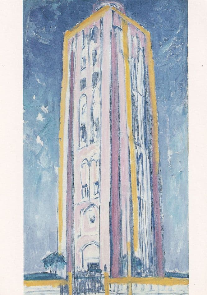 Piet Mondrian The Lighthouse Of Westkapelle 1909 Rare Painting Postcard
