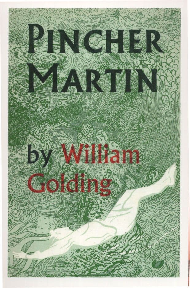 Pincher Martin William Golding 1956 Book Postcard