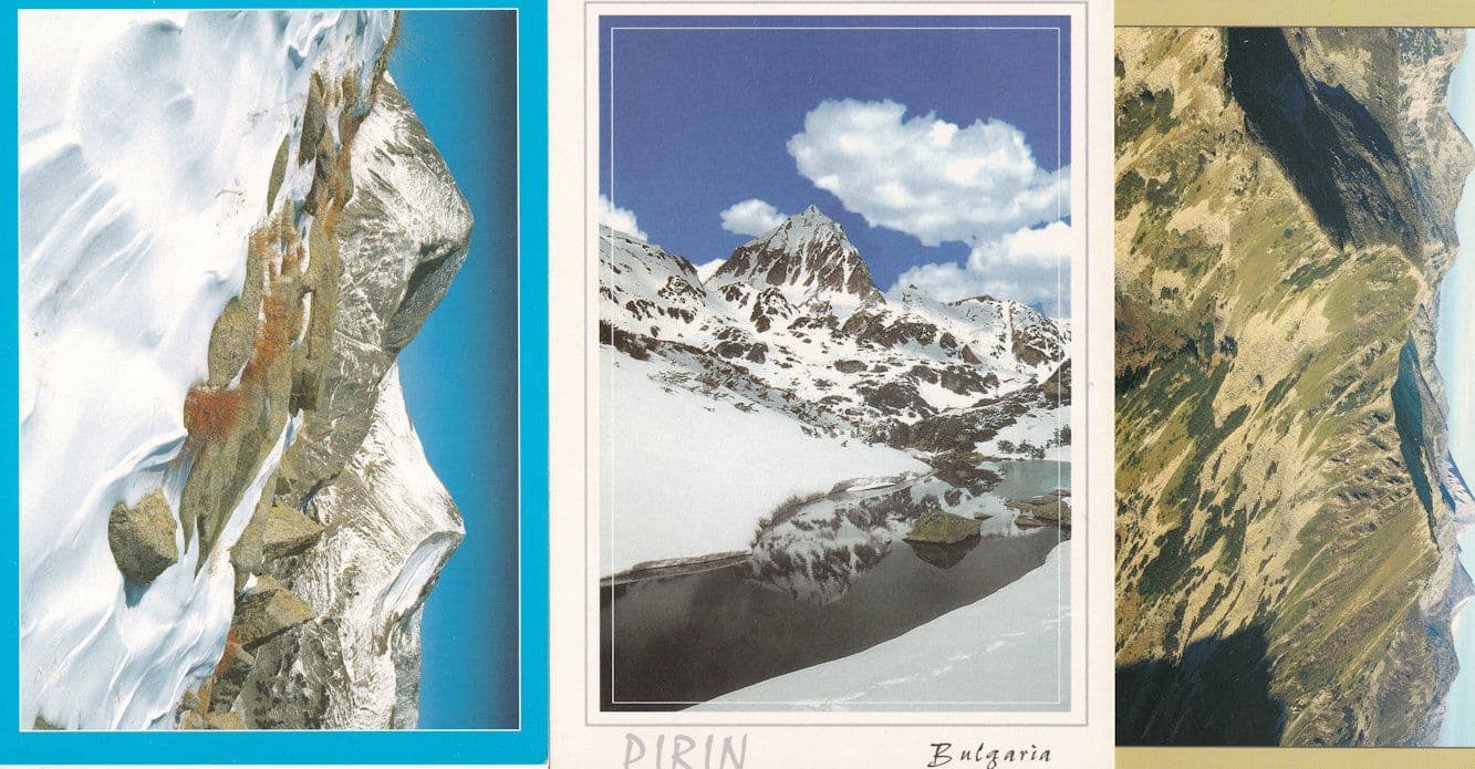 Pirin Mountains Bulgaria 3x Postcard s