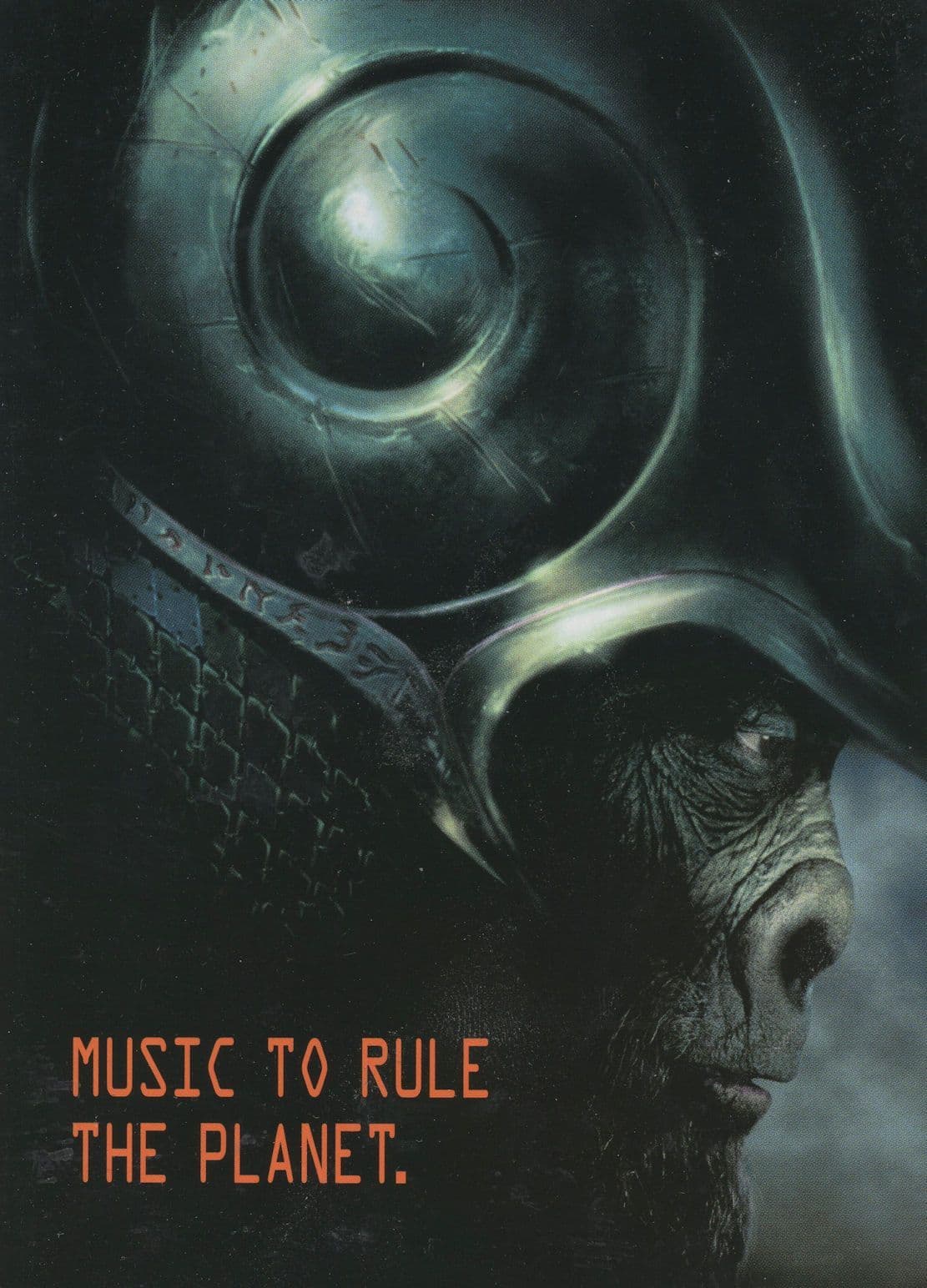 Planet Of The Apes Paul Oakenfield Soundtrack CD Advertising Postcard