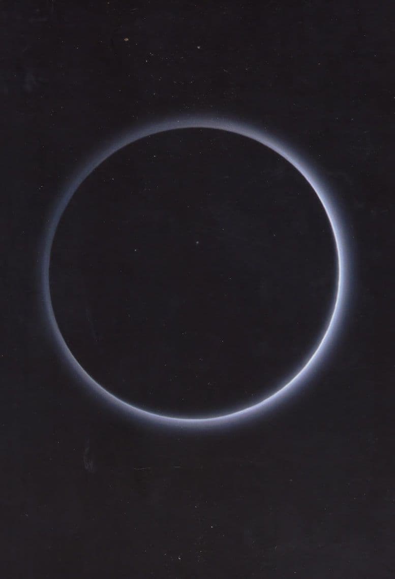 Planet Pluto New Horizons Spacecraft Atmospheric Haze Photo Postcard