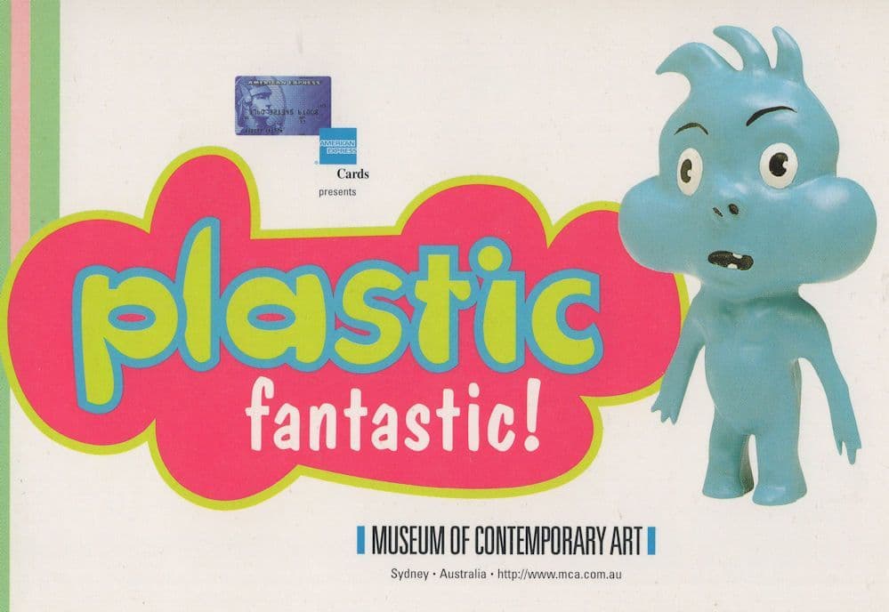 Plastic Fantastic Art Exhibition American Express Advertising Postcard