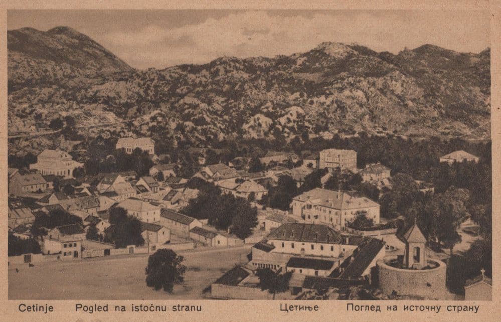 Pogled na Lovcen Ak Cetinje Old Montenegro Postcard