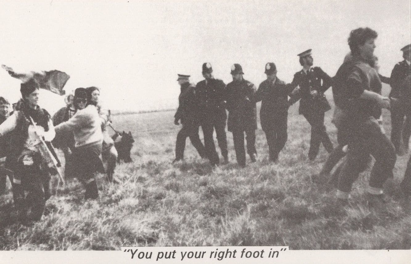 Police Arresting Protestors Violent Rally Rare Policeman Postcard