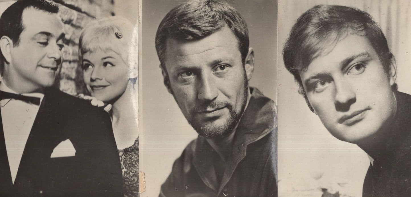 Polish Actor Film Hollywood Old Photo 3x Trading Card s