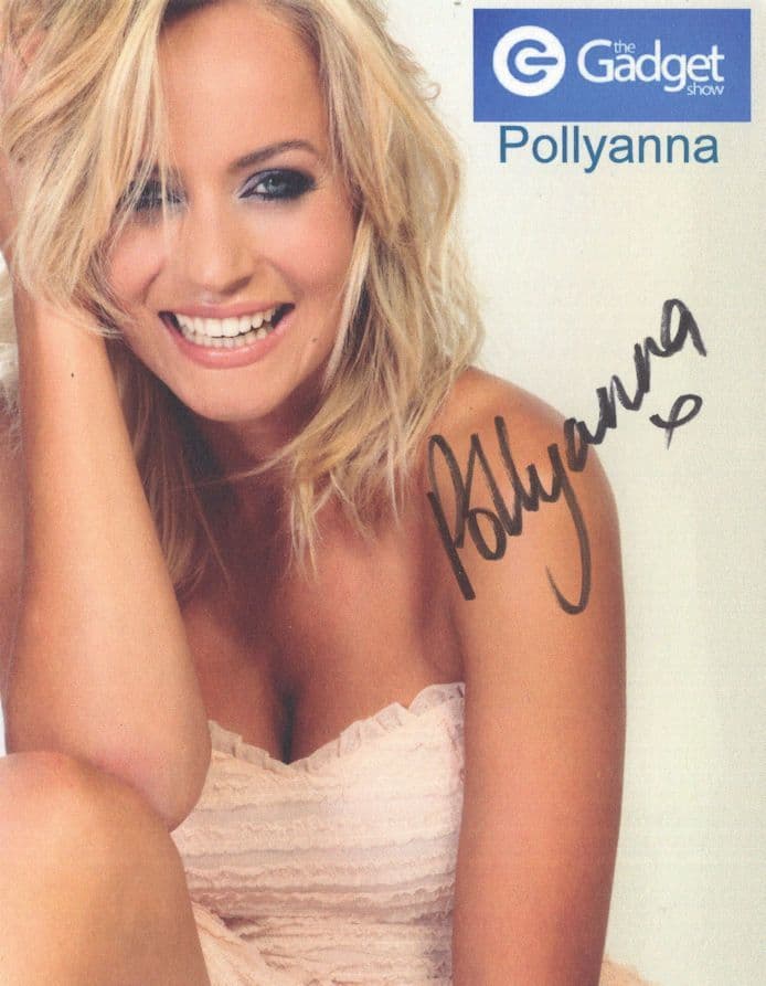 Pollyanna The Gadget Show SEXY Hand Signed Cast Card Photo