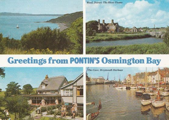 Pontins Holiday Camp Osmington Bay 4 Photo Postcard s
