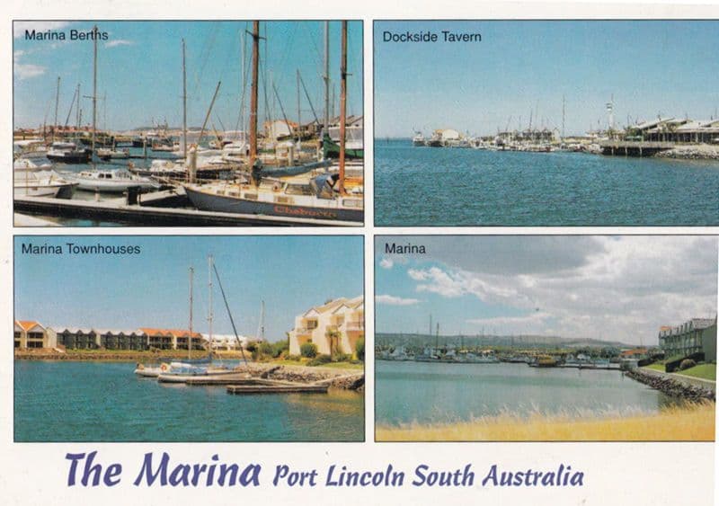 Port Lincoln Marina Fishing Boats Australia Postcard