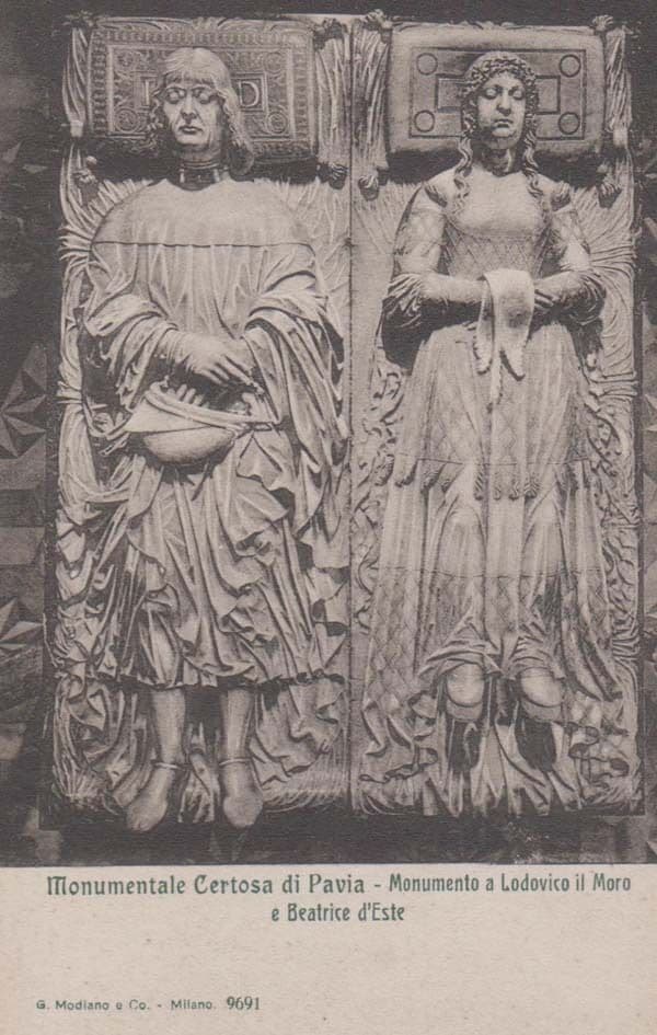 Port Said The Lessops Monument Statue Antique Postcard