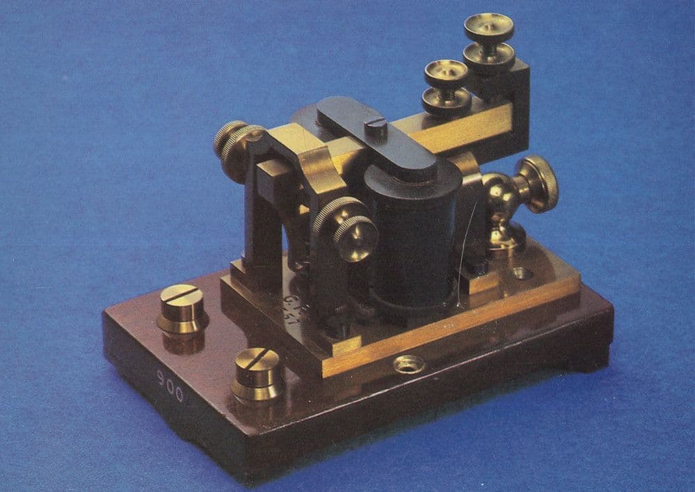 Post Office Morse Sounder Telephone Transmitter Telecom Postcard