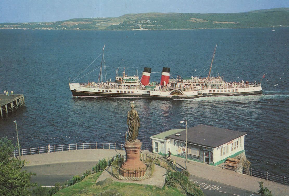 Posted On Board The Waverley Ship Steamer 1990s Postcard