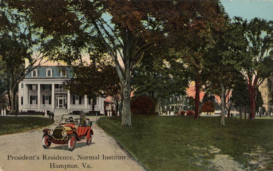 President's Residence Hampton Virginia USA Old PB Postcard