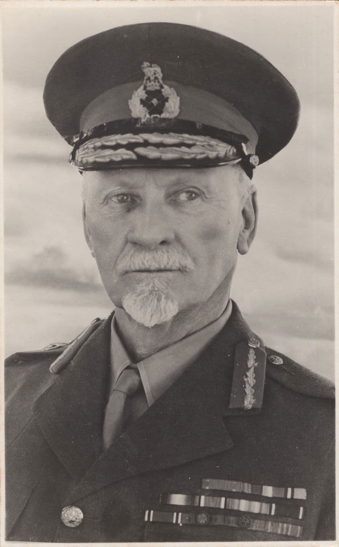 Preston Lancashire Sea Captain Military Real Photo Postcard
