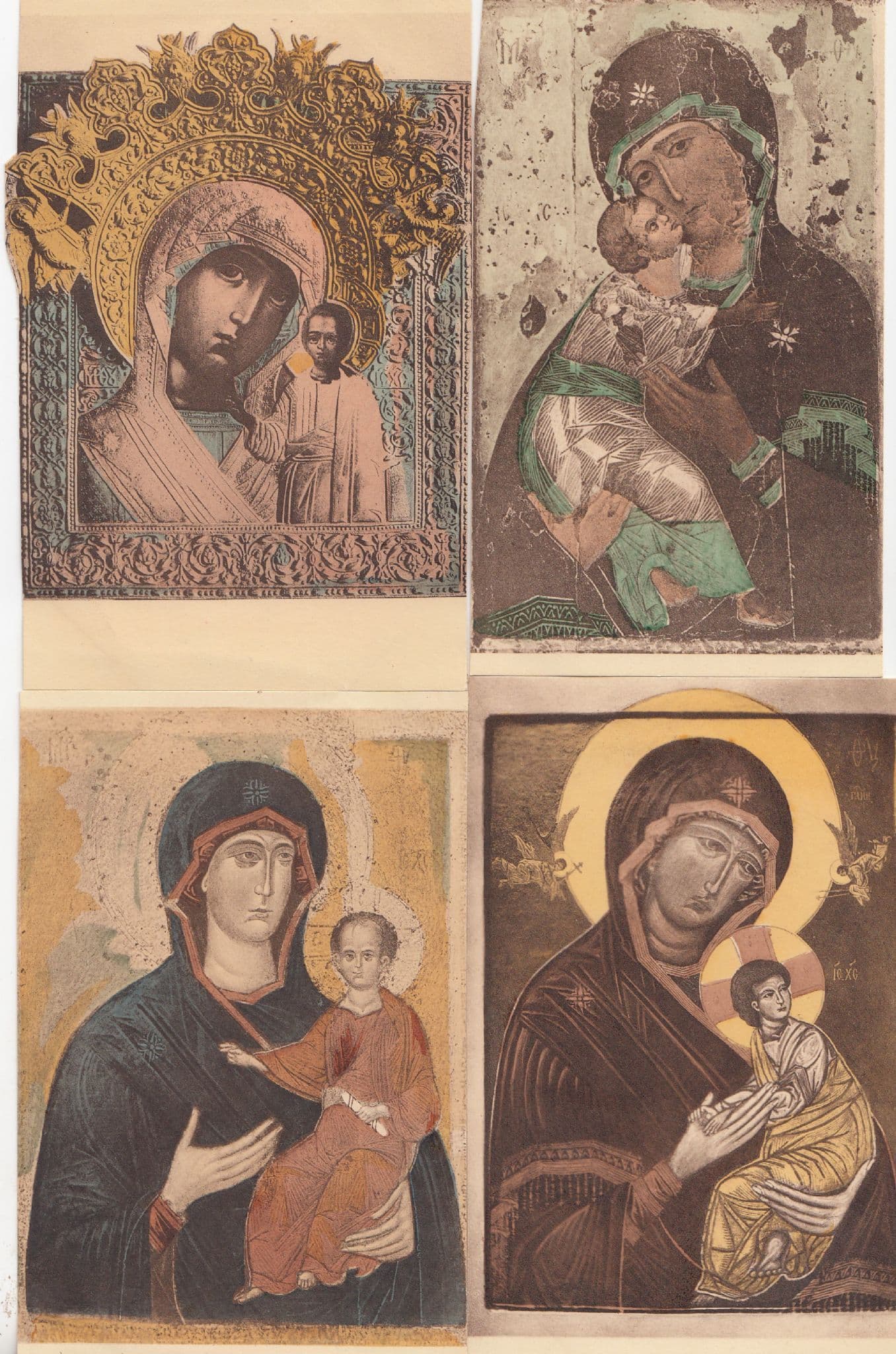 Prieure Des Moines D'Amay Meuse 4x Notre Dame French Old Postcard s