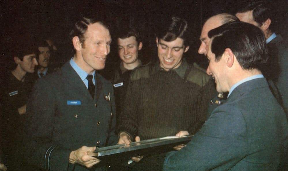 Prince Andrew Receives Parachute Wings at Brize Norton Postcard